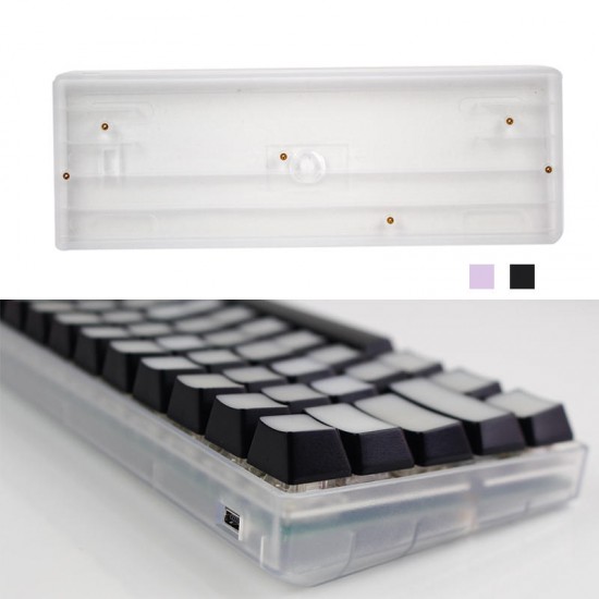 DIY 60% Mechanical Keyboard Case Universal Customized Plastic Shell Base for GH60 Poker2 Gaming Keyboard DIY 60% Mechanical Keyboard Case Universal Customized Plastic Shell Base for GH60 Poker2 Gaming Keyboard