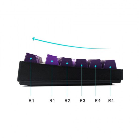 159 Keys Gas Shell Keycap Set SA Profile ABS Two Color Molding Keycaps for Mechanical Keyboard