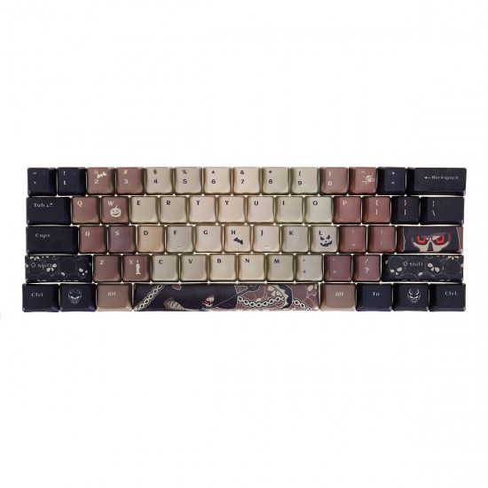 108 Keys Halloween Keycap Set OEM Profile PBT Dye-Sublimation Keycaps for Mechanical Keyboard