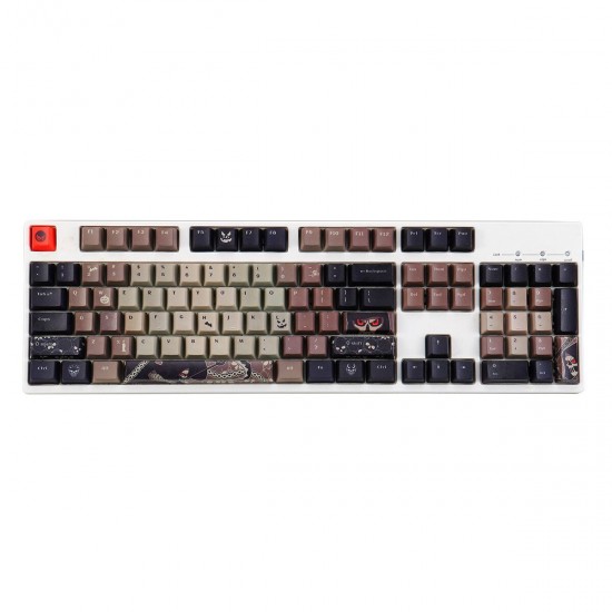 108 Keys Halloween Keycap Set OEM Profile PBT Dye-Sublimation Keycaps for Mechanical Keyboard 108 Keys Halloween Keycap Set OEM Profile PBT Dye-Sublimation Keycaps for Mechanical Keyboard