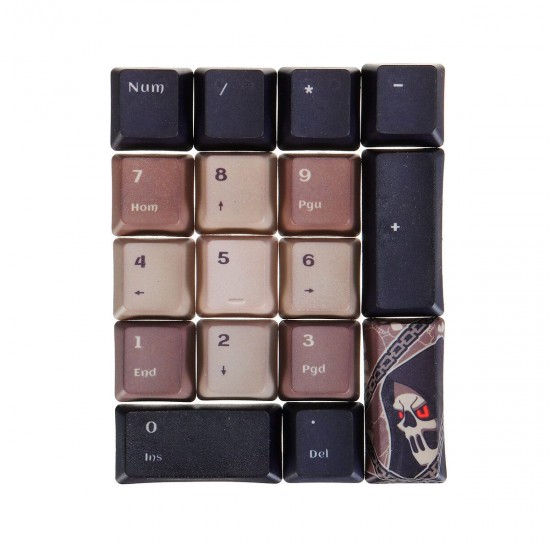108 Keys Halloween Keycap Set OEM Profile PBT Dye-Sublimation Keycaps for Mechanical Keyboard