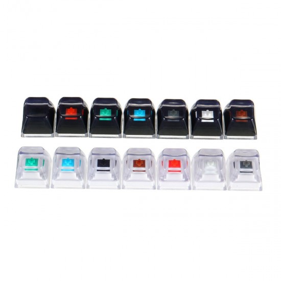 14PCS Pack Crystal Keycaps for Mechanical Gaming Keyboard