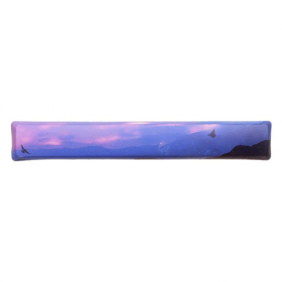 PBT OEM Profile Sunset peak Space Bar 6.25u Novelty Keycap for GK61 Black Case and MX Switch Keyboard PBT OEM Profile Sunset peak Space Bar 6.25u Novelty Keycap for GK61 Black Case and MX Switch Keyboard