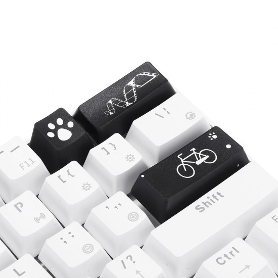 PBT OEM Profile Yellow Dog Shark Space Bar 6.25u Novelty Keycap + ESC Enter Keycaps PBT OEM Profile Yellow Dog Shark Space Bar 6.25u Novelty Keycap + ESC Enter Keycaps