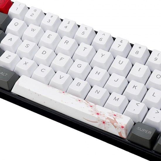 PBT Sakura Space Bar 6.25u Novelty Keycap PBT Sakura Space Bar 6.25u Novelty Keycap