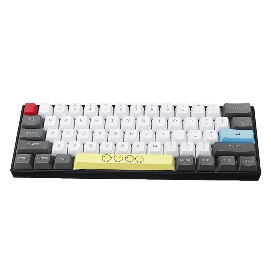 PBT Yellow Chicks Space Bar 6.25u Novelty Keycap