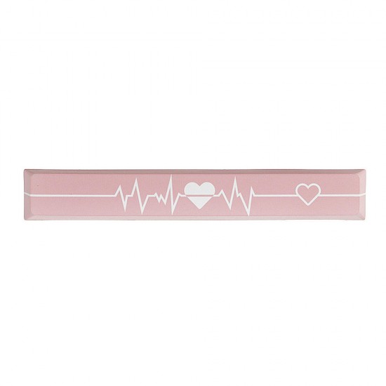 Pink Heart PBT Space Bar 6.25u Novelty Keycap