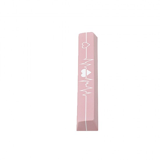 Pink Heart PBT Space Bar 6.25u Novelty Keycap Pink Heart PBT Space Bar 6.25u Novelty Keycap
