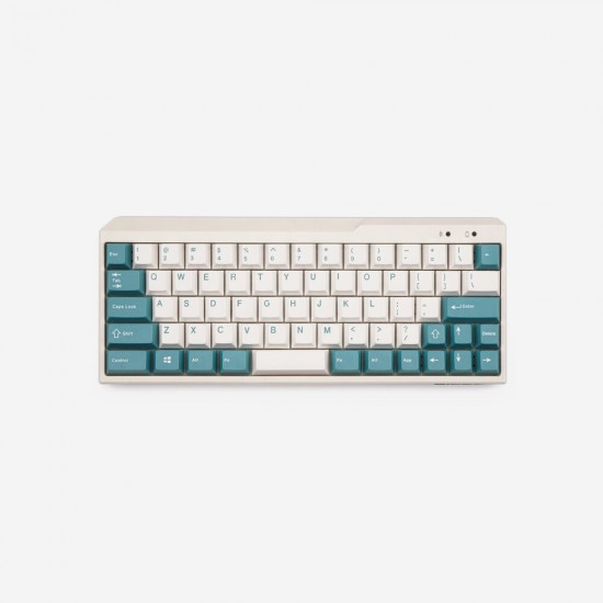 153 Keys Green&White Keycap Set Profile ABS Two Color Molding Keycap for Mechanical Keyboard