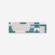 153 Keys Green&White Keycap Set Profile ABS Two Color Molding Keycap for Mechanical Keyboard