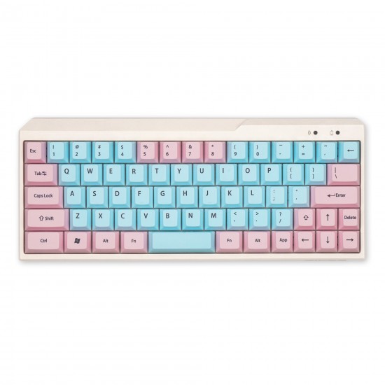 78/98/122 Keys Pink&Blue Keycap Set Profile PBT Sublimation Keycaps for Mechanical Keyboard