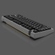153 Keys Black Keycaps Profile Sublimation ABS Two Color Mechanical Keyboard Keycap for 60% 65% 75% 80% 100% HHKB ISO Layout Mechanical Keyboard