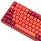 Lava Orange Keycap Set OSA Profile PBT Doubleshot 154 Keys Mechanical Keyboard Keycaps