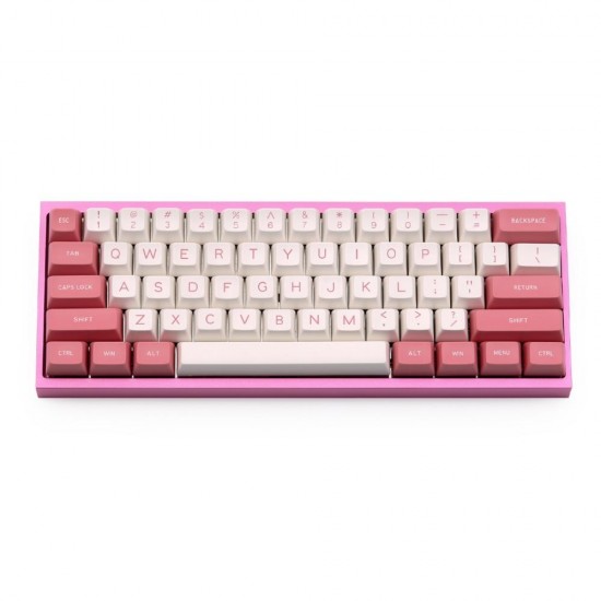 108 Keys Pink&White Keycap Set SA Profile ABS Double Shot Keycaps for Mechanical Keyboard 108 Keys Pink&White Keycap Set SA Profile ABS Double Shot Keycaps for Mechanical Keyboard