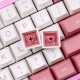 108 Keys Pink&White Keycap Set SA Profile ABS Double Shot Keycaps for Mechanical Keyboard 108 Keys Pink&White Keycap Set SA Profile ABS Double Shot Keycaps for Mechanical Keyboard