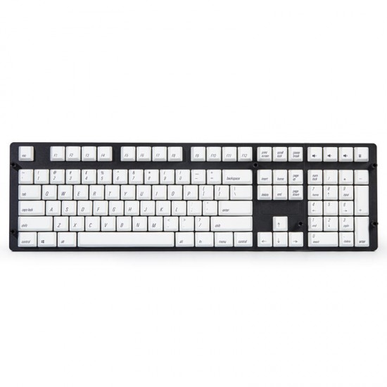 108 Key White Color Black Fonts Dye-sub PBT Keycaps Keycap Set for Mechanical Keyboard 108 Key White Color Black Fonts Dye-sub PBT Keycaps Keycap Set for Mechanical Keyboard