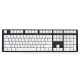 108 Key White Color Black Fonts Dye-sub PBT Keycaps Keycap Set for Mechanical Keyboard 108 Key White Color Black Fonts Dye-sub PBT Keycaps Keycap Set for Mechanical Keyboard