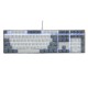 108 Key White Gray Color Dye-sub PBT Keycaps Keycap Set for Mechanical Keyboard
