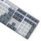 108 Key White Gray Color Dye-sub PBT Keycaps Keycap Set for Mechanical Keyboard 108 Key White Gray Color Dye-sub PBT Keycaps Keycap Set for Mechanical Keyboard