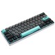 104 Keys Graphite Blue Keycap Set OEM Profile PBT Keycaps for 61/68/87/104/108 Keys Mechanical Keyboards Comes With 4 Replacement Keycaps