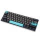 104 Keys Graphite Blue Keycap Set OEM Profile PBT Keycaps for 61/68/87/104/108 Keys Mechanical Keyboards Comes With 4 Replacement Keycaps