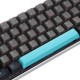 104 Keys Graphite Blue Keycap Set OEM Profile PBT Keycaps for 61/68/87/104/108 Keys Mechanical Keyboards Comes With 4 Replacement Keycaps