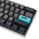 104 Keys Graphite Blue Keycap Set OEM Profile PBT Keycaps for 61/68/87/104/108 Keys Mechanical Keyboards Comes With 4 Replacement Keycaps