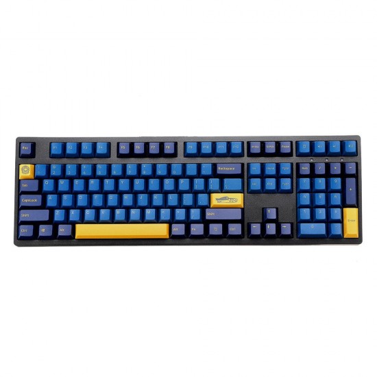 108 Keys Blue Yellow Keycap Set OEM Profile PBT Keycaps for 61/68/87/104/108 Keys Mechanical Keyboards Comes With 4 Replacement Keycaps 108 Keys Blue Yellow Keycap Set OEM Profile PBT Keycaps for 61/68/87/104/108 Keys Mechanical Keyboards Comes With 4 Replacement Keycaps