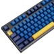 108 Keys Blue Yellow Keycap Set OEM Profile PBT Keycaps for 61/68/87/104/108 Keys Mechanical Keyboards Comes With 4 Replacement Keycaps 108 Keys Blue Yellow Keycap Set OEM Profile PBT Keycaps for 61/68/87/104/108 Keys Mechanical Keyboards Comes With 4 Replacement Keycaps