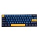 108 Keys Blue Yellow Keycap Set OEM Profile PBT Keycaps for 61/68/87/104/108 Keys Mechanical Keyboards Comes With 4 Replacement Keycaps