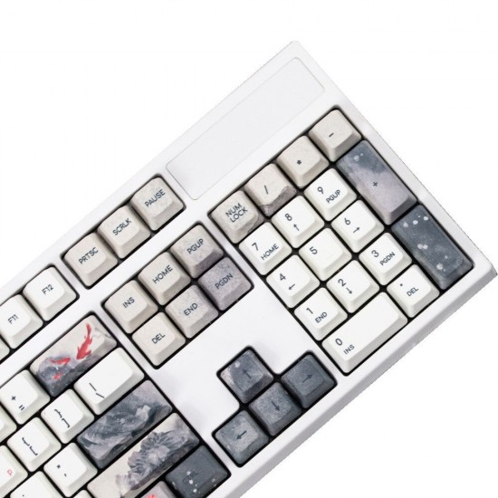 108 Keys Lucky Carp Keycap Set OEM Profile PBT Sublimation Keycaps for Mechanical Keyboard 108 Keys Lucky Carp Keycap Set OEM Profile PBT Sublimation Keycaps for Mechanical Keyboard
