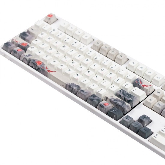 108 Keys Lucky Carp Keycap Set OEM Profile PBT Sublimation Keycaps for Mechanical Keyboard