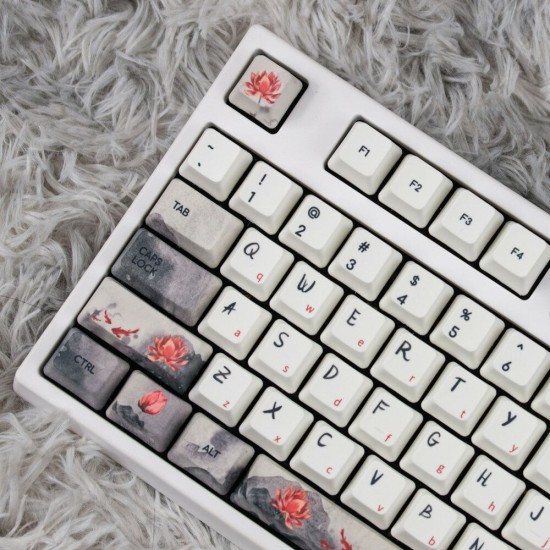 108 Keys Lucky Carp Keycap Set OEM Profile PBT Sublimation Keycaps for Mechanical Keyboard 108 Keys Lucky Carp Keycap Set OEM Profile PBT Sublimation Keycaps for Mechanical Keyboard