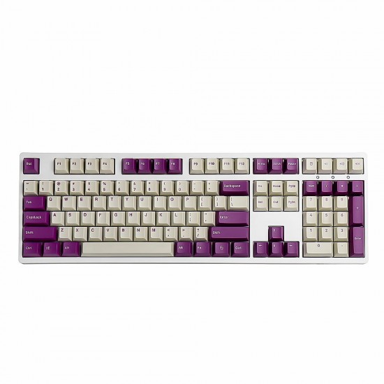 108 Keys Milk Purple Keycap Set OEM Profile PBT Keycaps for 61/68/87/104/108 Keys Mechanical Keyboards 108 Keys Milk Purple Keycap Set OEM Profile PBT Keycaps for 61/68/87/104/108 Keys Mechanical Keyboards