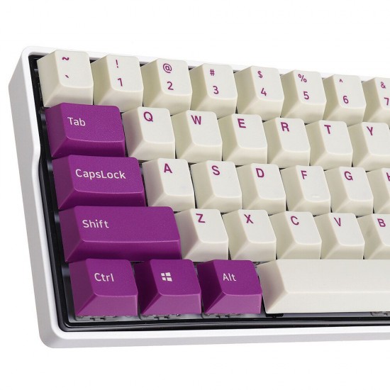 108 Keys Milk Purple Keycap Set OEM Profile PBT Keycaps for 61/68/87/104/108 Keys Mechanical Keyboards 108 Keys Milk Purple Keycap Set OEM Profile PBT Keycaps for 61/68/87/104/108 Keys Mechanical Keyboards