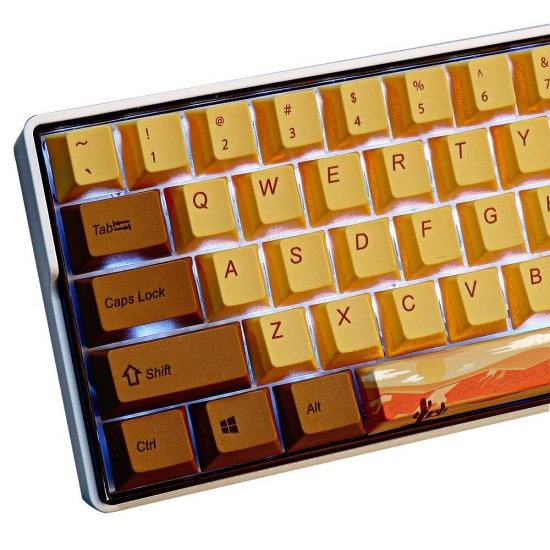 108/130 Keys Desert Journey Keycap Set OEM Profile PBT Five-sided Subliamtion Keycaps for 61/64/68/84/87/96/98/104/108 Keys Mechanical Keyboards 108/130 Keys Desert Journey Keycap Set OEM Profile PBT Five-sided Subliamtion Keycaps for 61/64/68/84/87/96/98/104/108 Keys Mechanical Keyboards