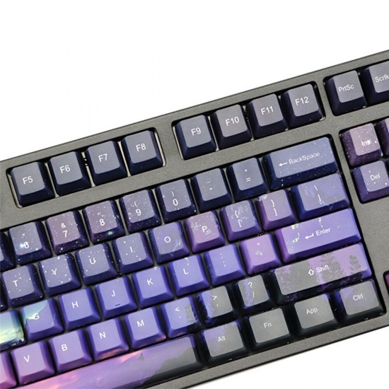 110 Keys Dawn Light Keycap Set OEM Profile PBT Sublimation Keycaps for Mechanical Keyboards
