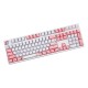 122 Keys Blossom Keycap Set OEM Profile PBT Keycaps for Mechanical Keyboards