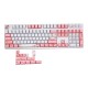 122 Keys Blossom Keycap Set OEM Profile PBT Keycaps for Mechanical Keyboards