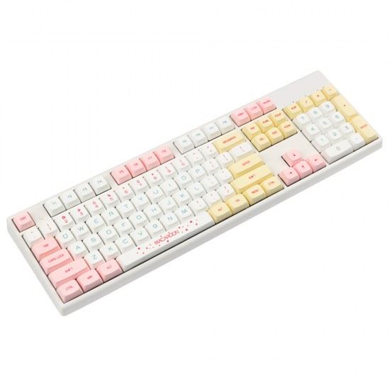 61/104 Keys Macaron Color Keycap Set XDA Profile PBT Sublimation Keycaps for 61/64/87/104 Keys Mechanical Keyboards