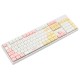 61/104 Keys Macaron Color Keycap Set XDA Profile PBT Sublimation Keycaps for 61/64/87/104 Keys Mechanical Keyboards