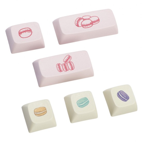 61/104 Keys Macaron Color Keycap Set XDA Profile PBT Sublimation Keycaps for 61/64/87/104 Keys Mechanical Keyboards