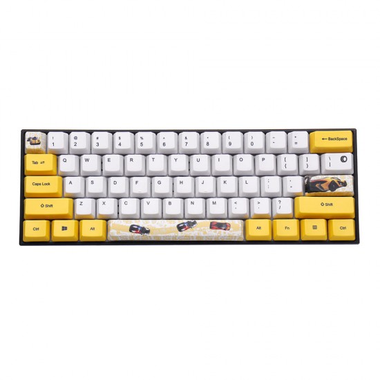 72 Keys Yellow&White Keycap Set OEM Profile PBT Sublimation Keycaps for 60% Anne pro 2 RK61 GK61 GK64 Mechanical Keyboard 72 Keys Yellow&White Keycap Set OEM Profile PBT Sublimation Keycaps for 60% Anne pro 2 RK61 GK61 GK64 Mechanical Keyboard