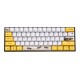 72 Keys Yellow&White Keycap Set OEM Profile PBT Sublimation Keycaps for 60% Anne pro 2 RK61 GK61 GK64 Mechanical Keyboard 72 Keys Yellow&White Keycap Set OEM Profile PBT Sublimation Keycaps for 60% Anne pro 2 RK61 GK61 GK64 Mechanical Keyboard