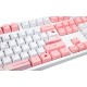 73/122 Keys Sakura Keycaps PBT OEM Profile Key Cap for MX Switches DZ60/XD64/GH60 RK61/ALT61/Annie Mechanical Keyboard