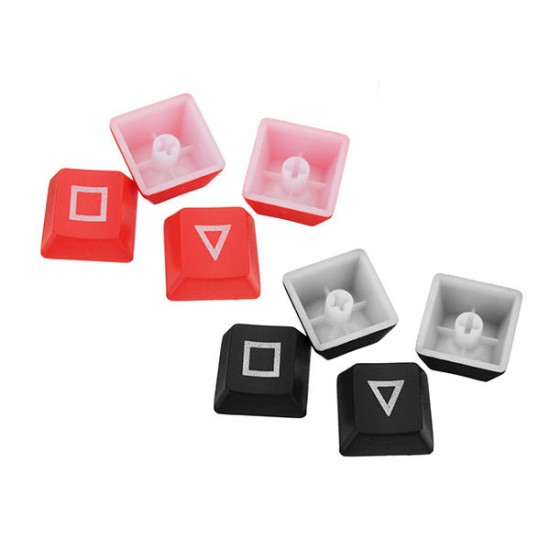 R1 OEM Profile ABS Direction Arrows Keys Keycaps Red Black