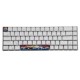 Space + ESC Personalized Keycap Set OEM Profile PBT Five-sided Sublimation Space Bar 6.25u Keycaps for Mechanical Keyboard