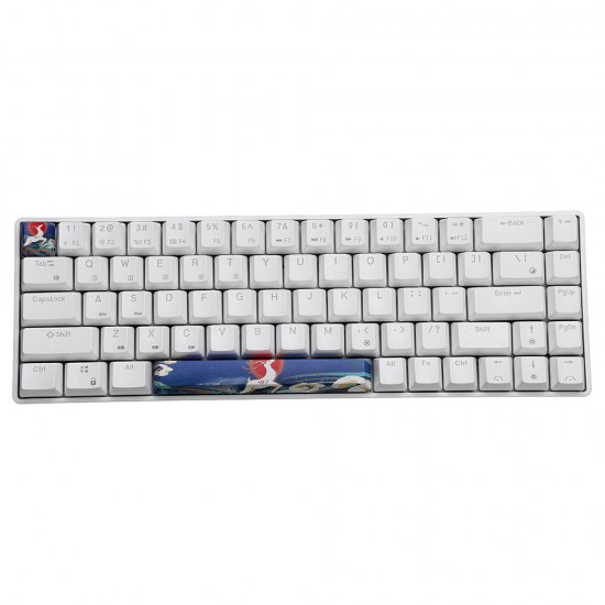 Space + ESC Personalized Keycap Set OEM Profile PBT Five-sided Sublimation Space Bar 6.25u Keycaps for Mechanical Keyboard