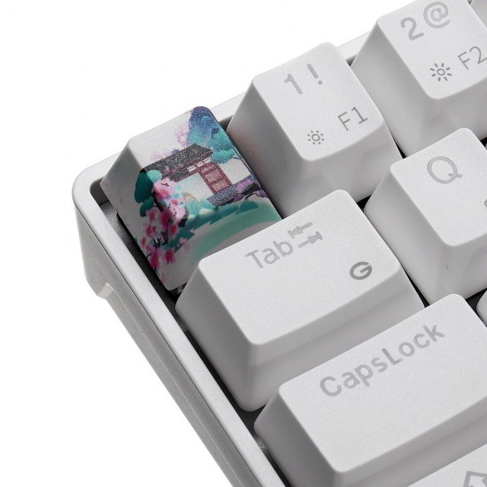 Space + ESC Personalized Keycap Set OEM Profile PBT Five-sided Sublimation Space Bar 6.25u Keycaps for Mechanical Keyboard