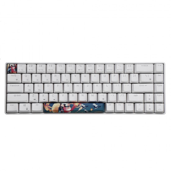 Space + ESC Personalized Keycap Set OEM Profile PBT Five-sided Sublimation Space Bar 6.25u Keycaps for Mechanical Keyboard